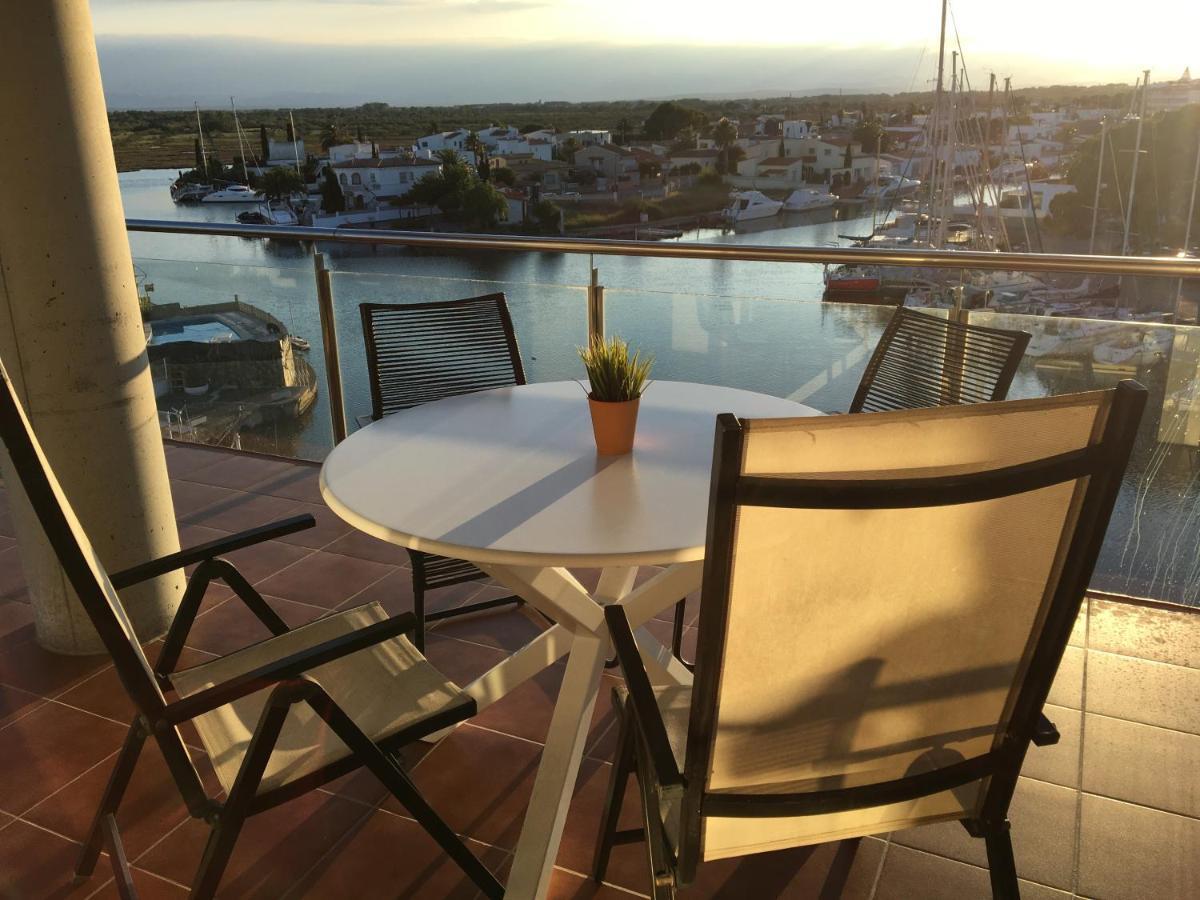 Vue Panoramique Sur La Mediterrannee, Appartement Sur Canal & Proche Plage Roses Exterior photo