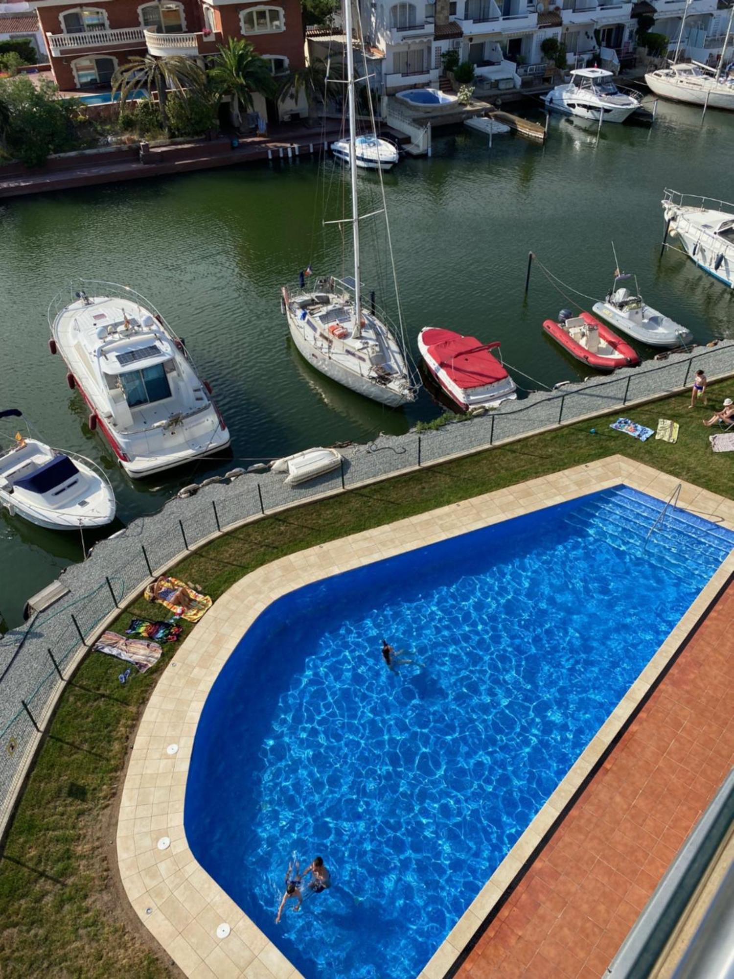 Vue Panoramique Sur La Mediterrannee, Appartement Sur Canal & Proche Plage Roses Exterior photo